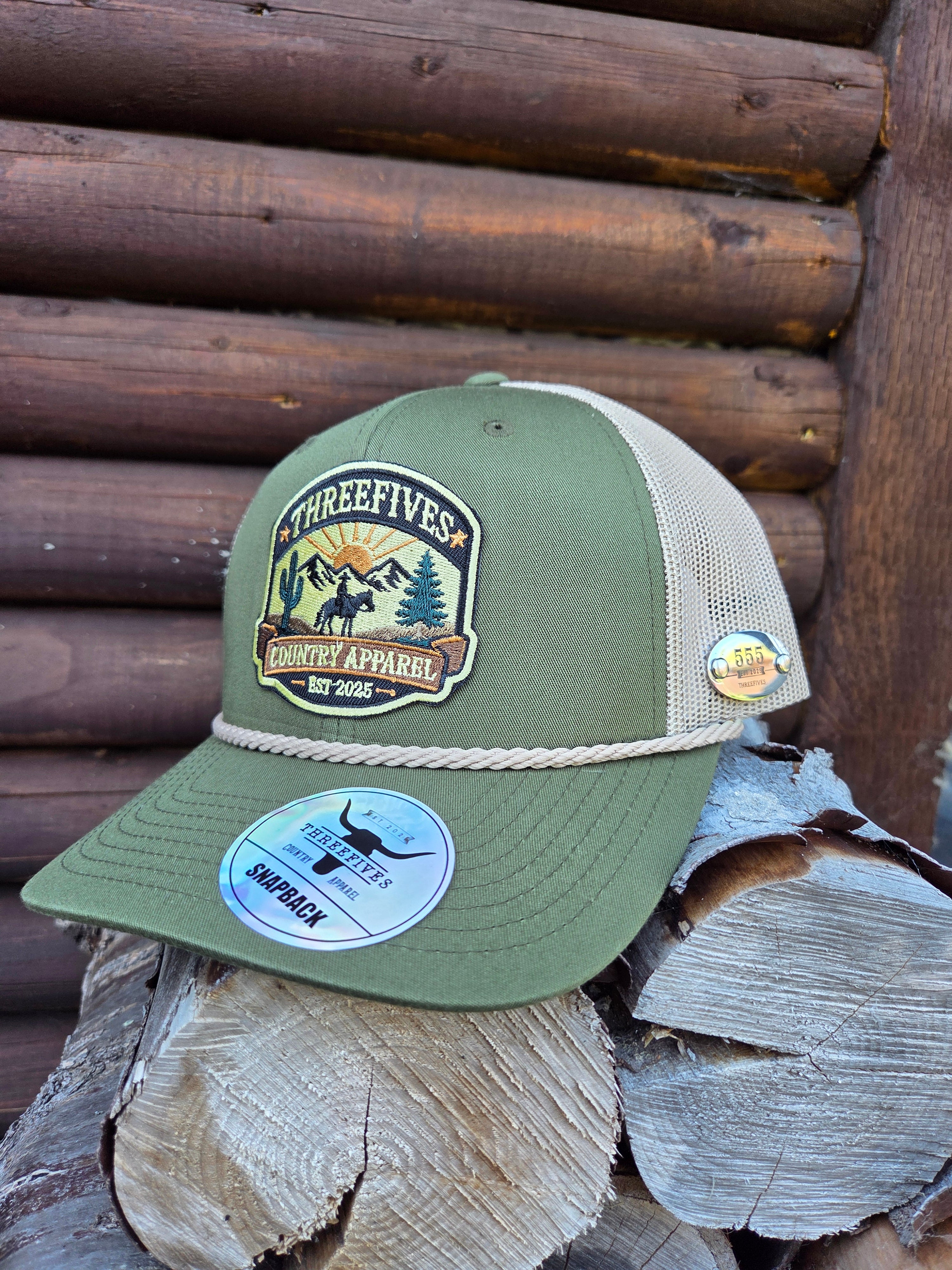 THREEFIVES Frontier Trucker hat