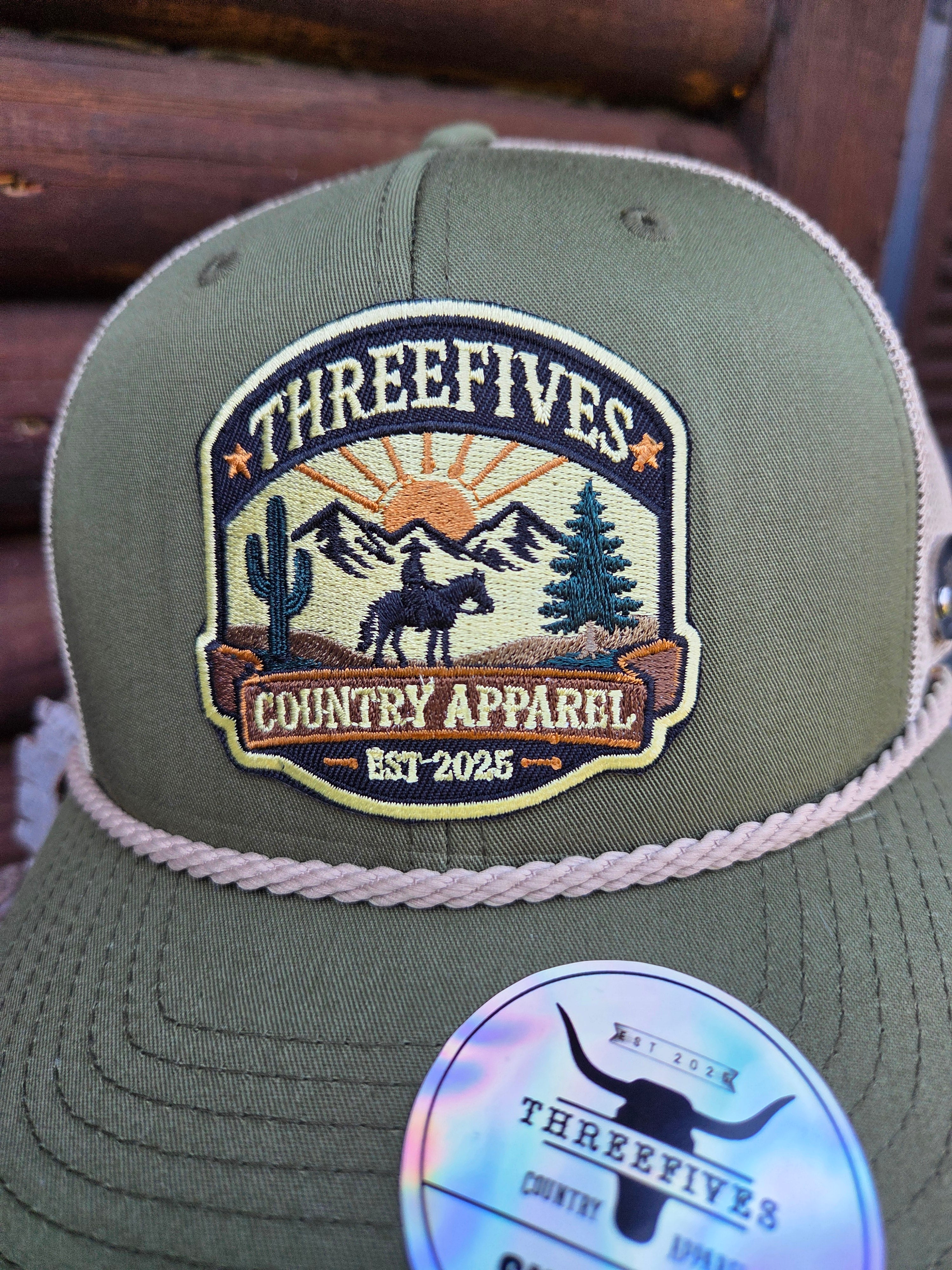 THREEFIVES Frontier Trucker hat