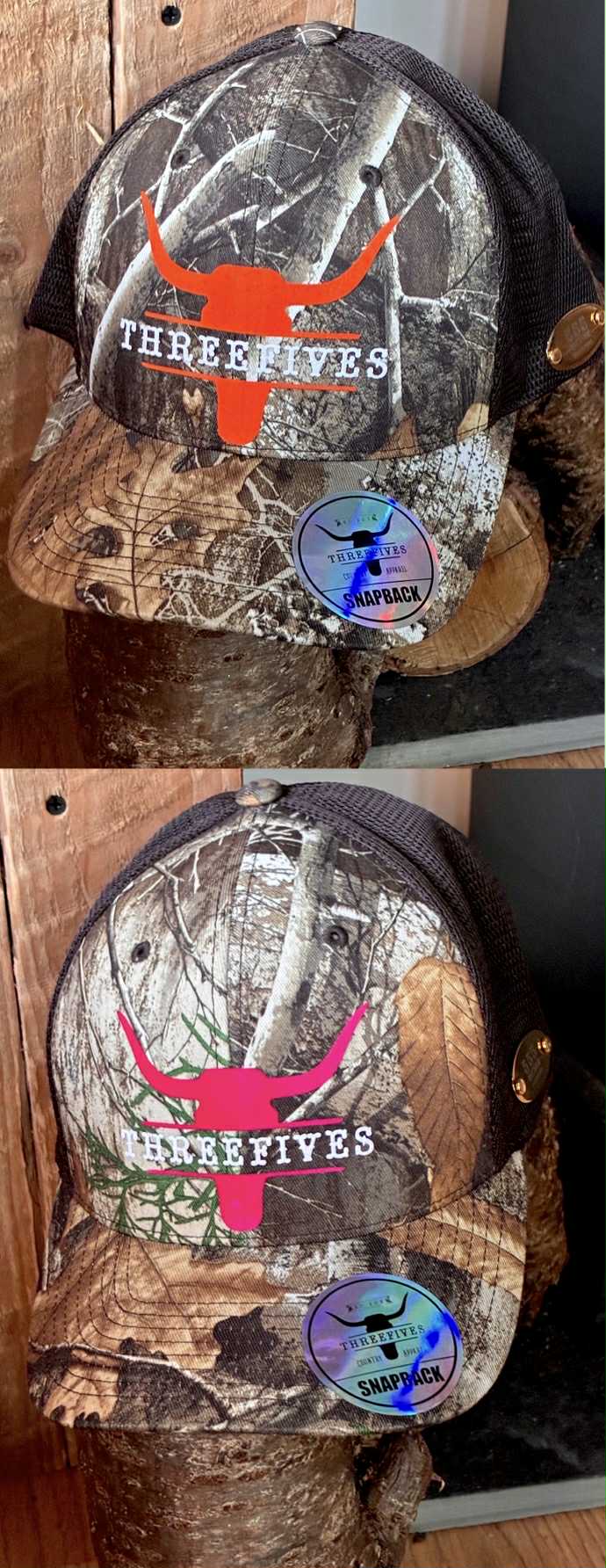 THREEFIVES 'CAMO' TRUCKER HAT