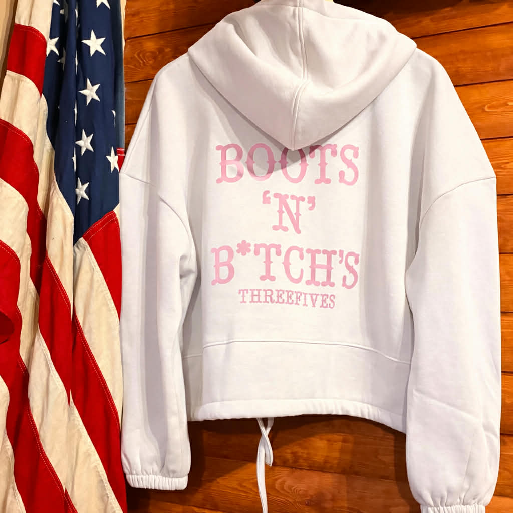 Boots 'N' B*tch's Cropped Hoody