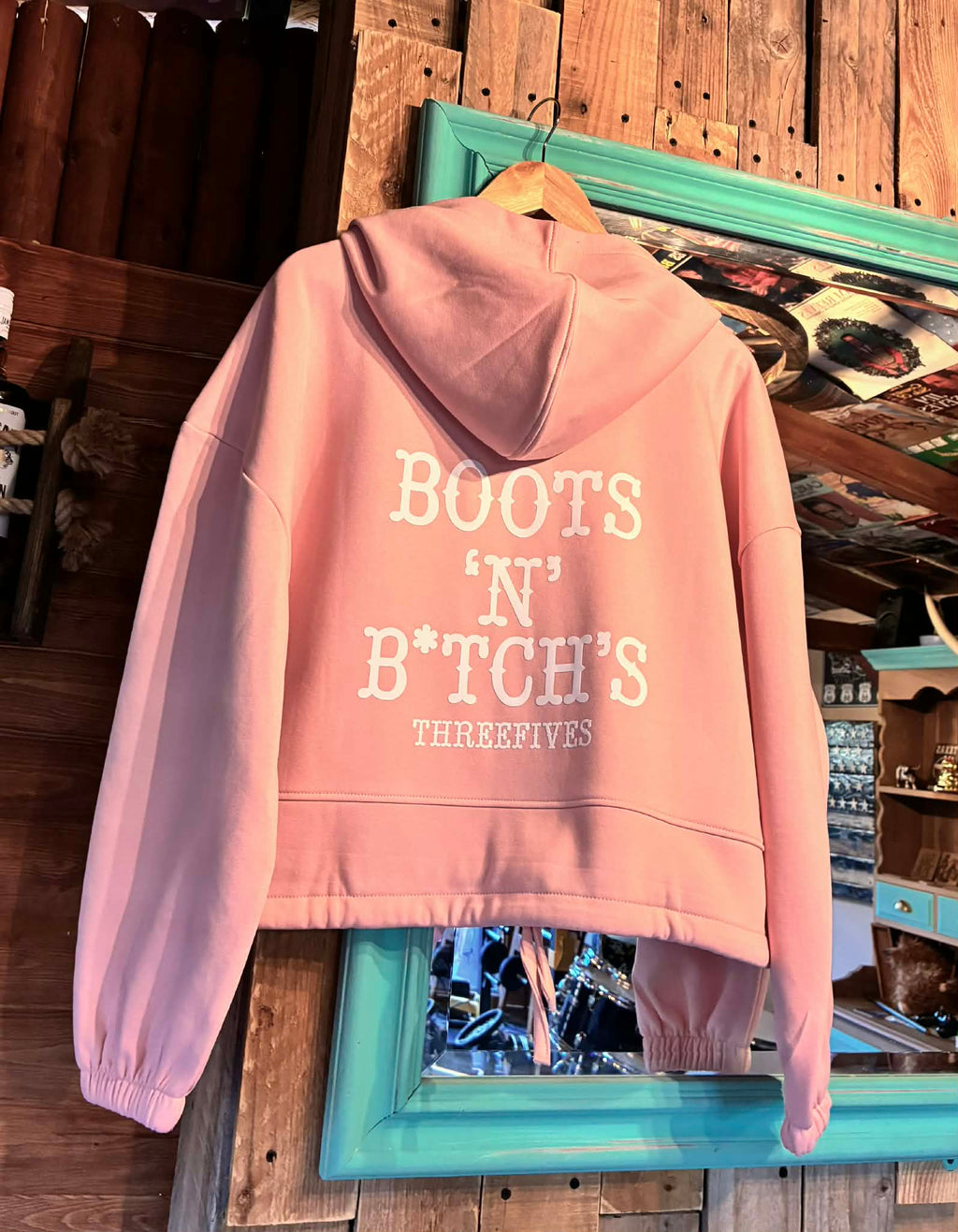 Boots 'N' B*tch's Cropped Hoody