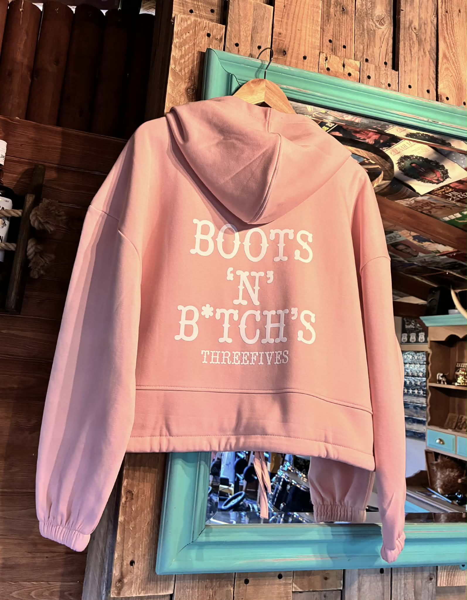 Boots 'N' B*tch's Cropped Hoody