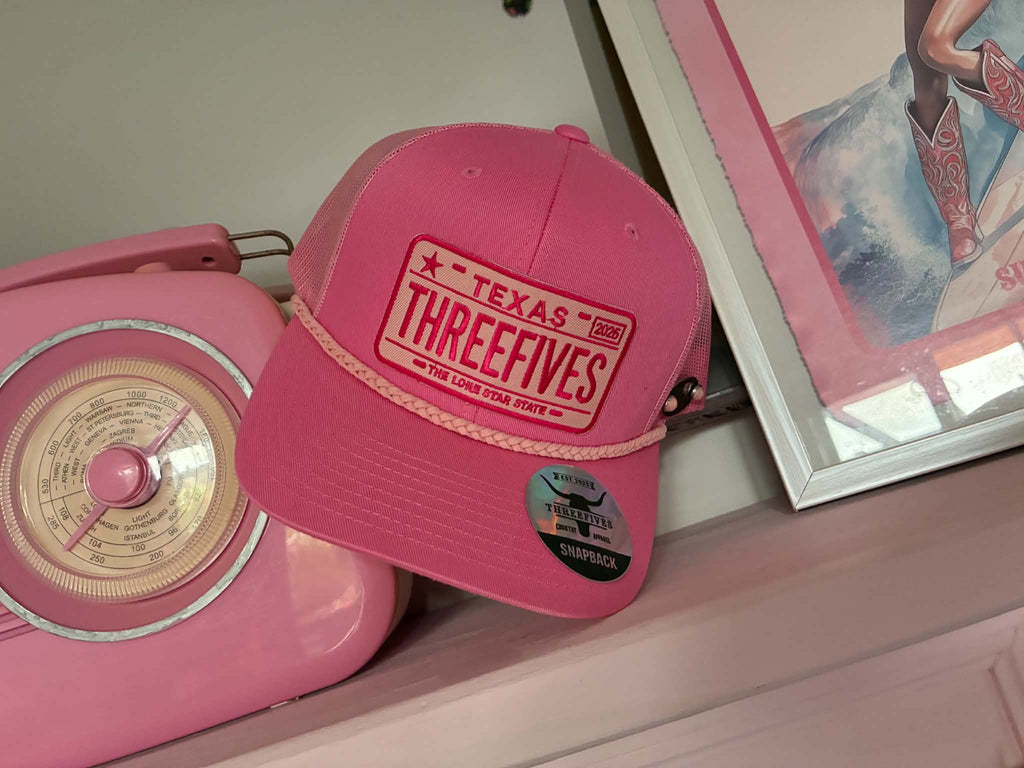 THREEFIVES License Plate Trucker