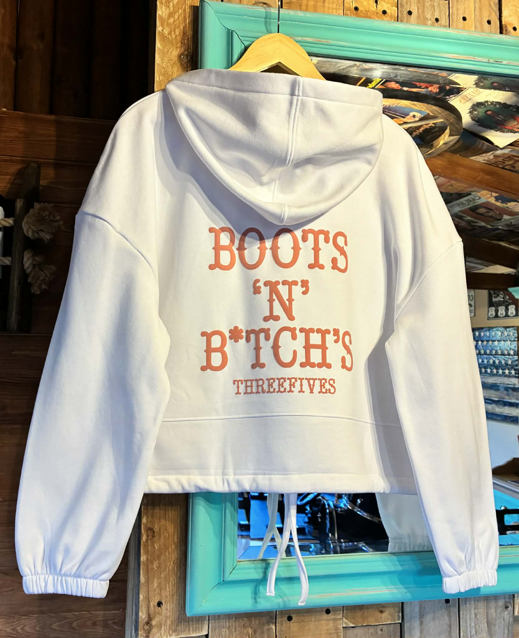Boots 'N' B*tch's Cropped Hoody