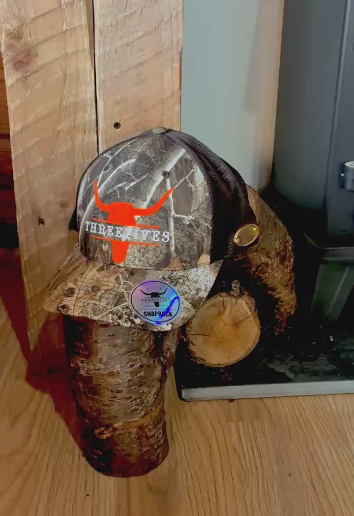 THREEFIVES 'CAMO' TRUCKER HAT