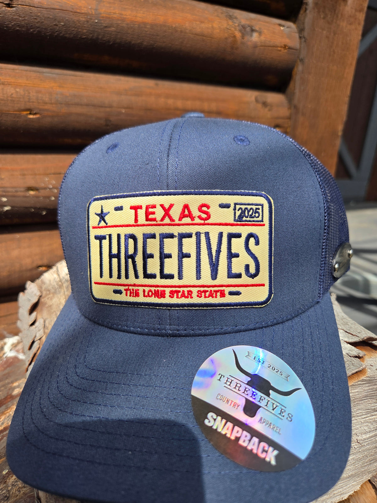 THREEFIVES License Plate Trucker
