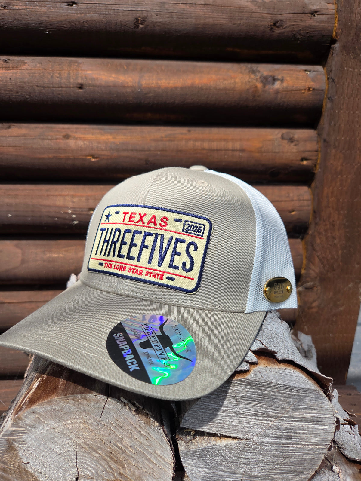 THREEFIVES License Plate Trucker