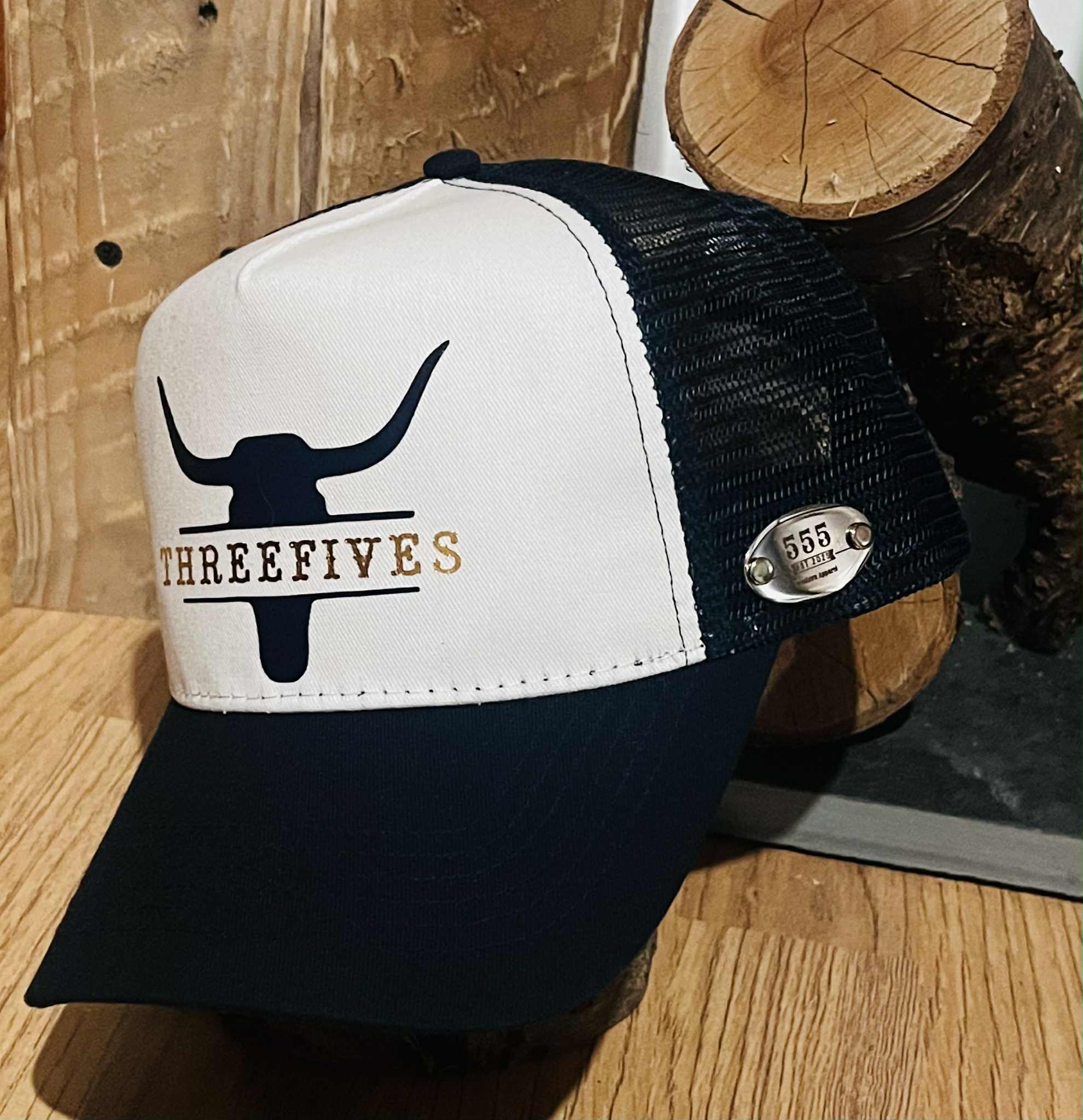 THREEFIVES 'Outlaw Bleu' trucker hat