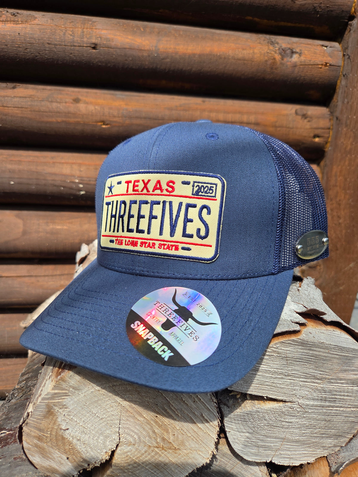 THREEFIVES License Plate Trucker