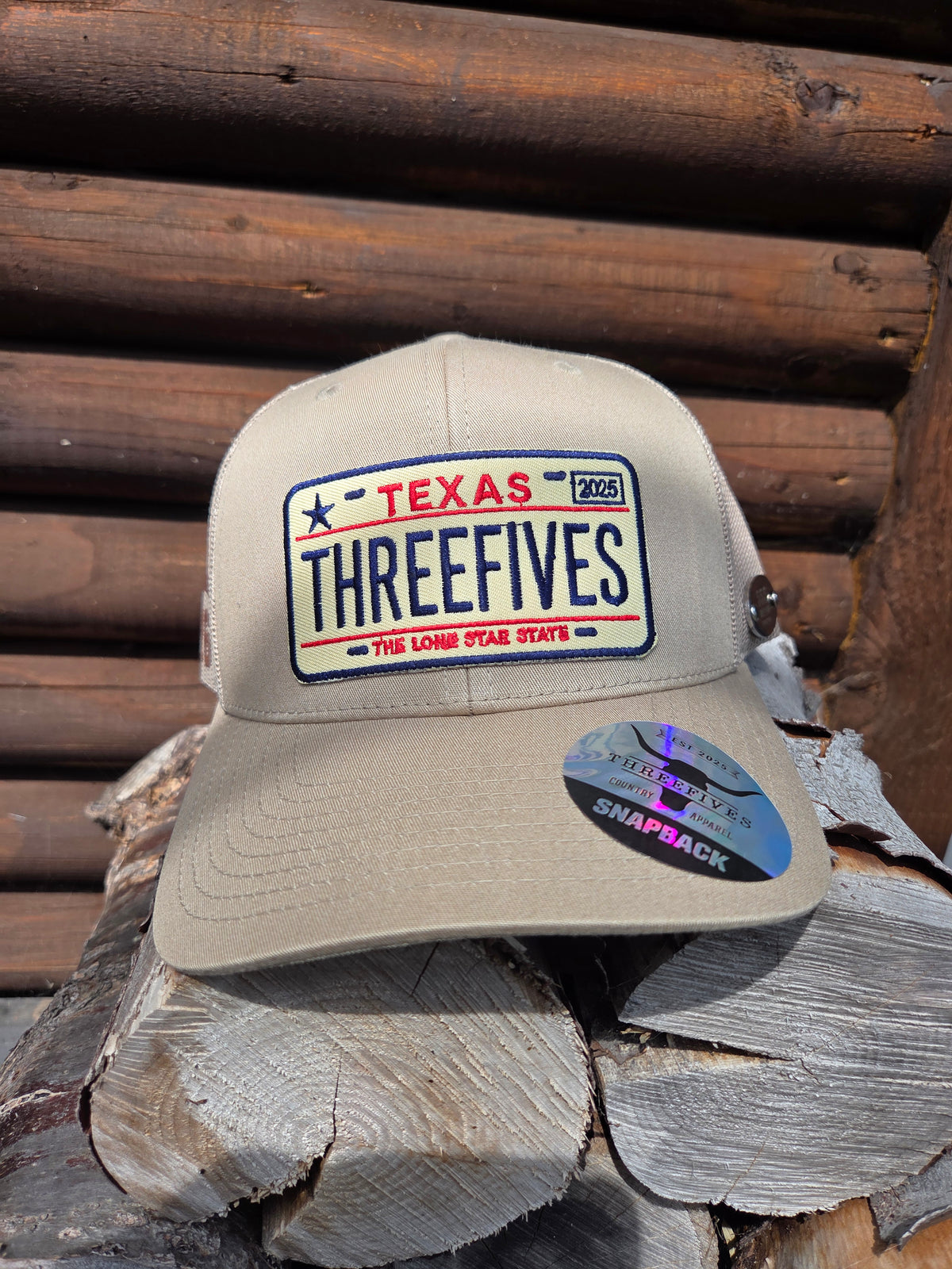 THREEFIVES License Plate Trucker