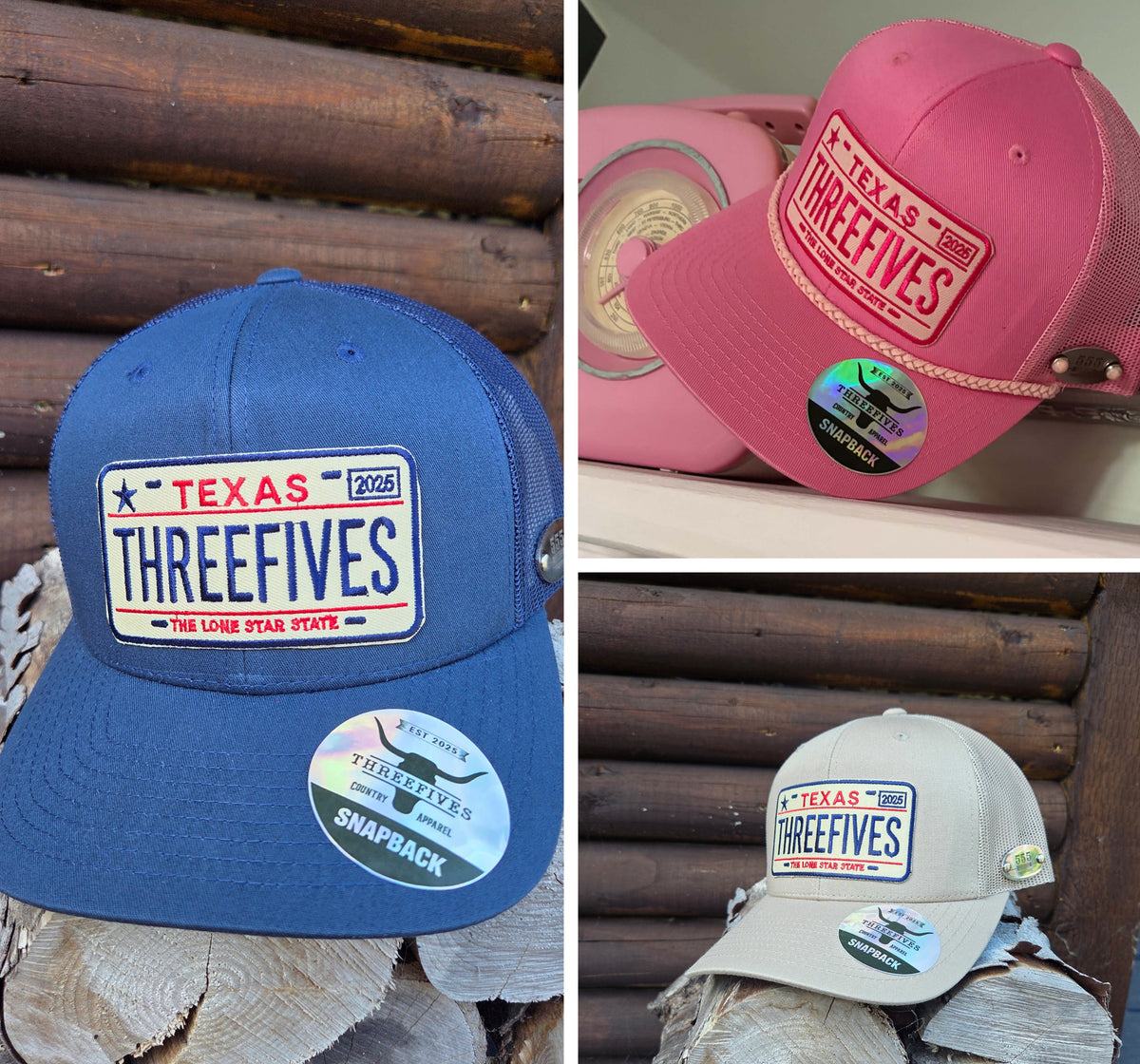 THREEFIVES License Plate Trucker