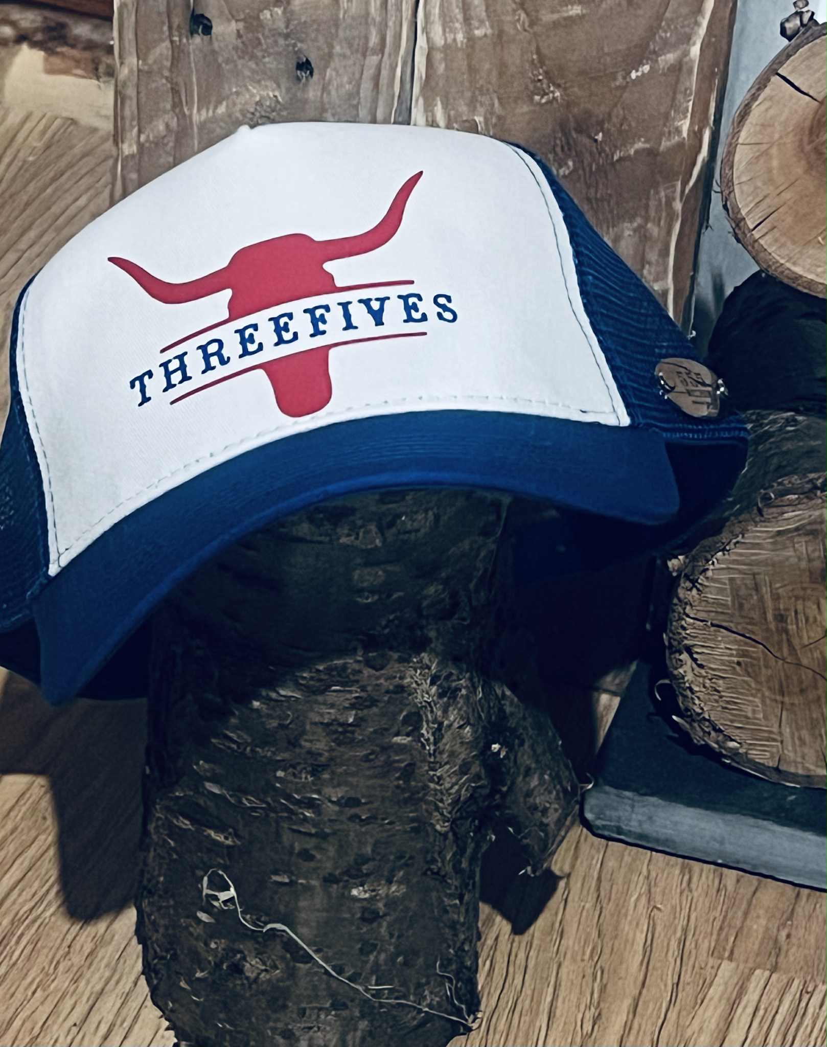 THREEFIVES 'Patriot Blue' Trucker hat