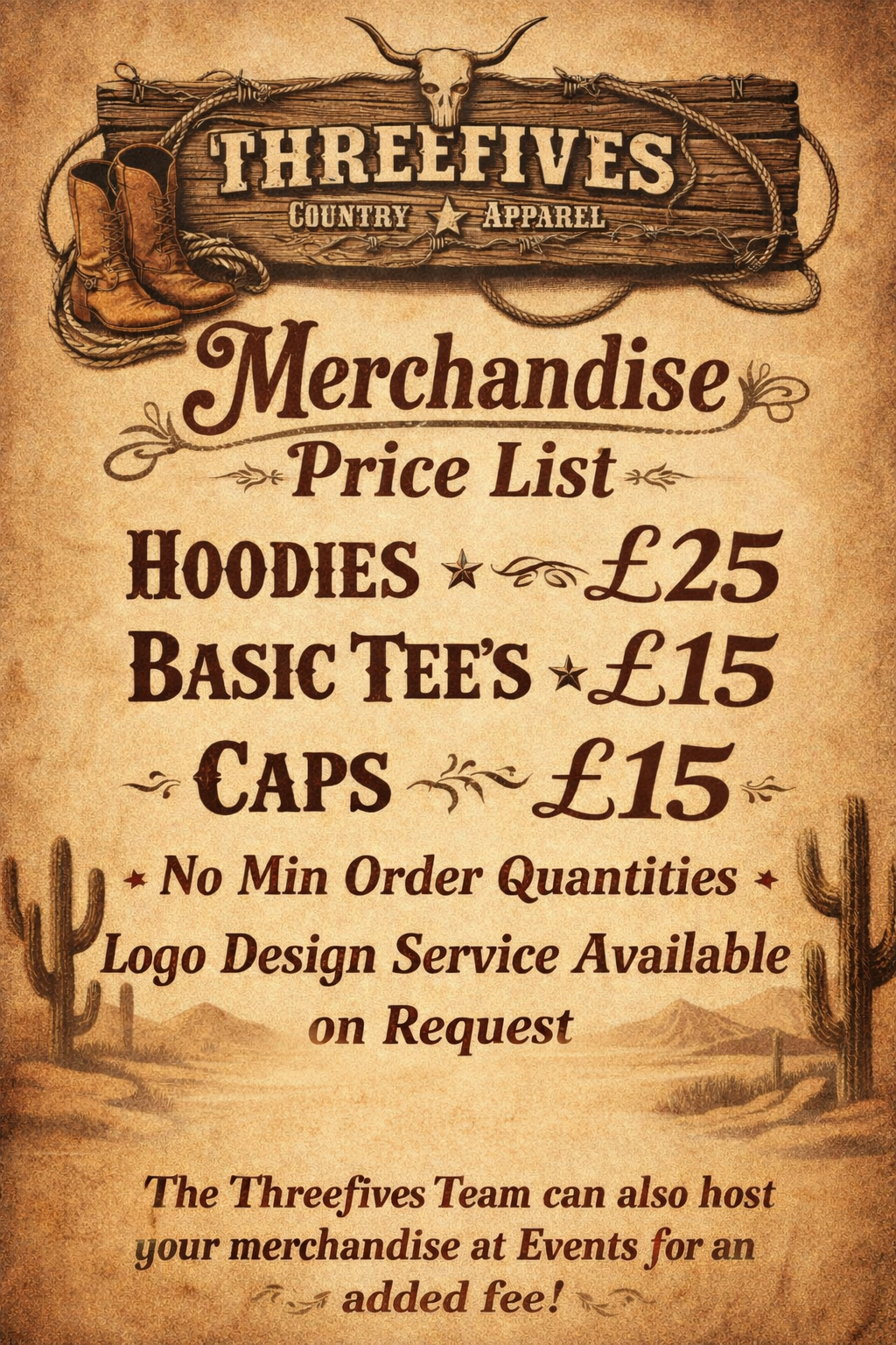 Merch Design by THREEFIVES