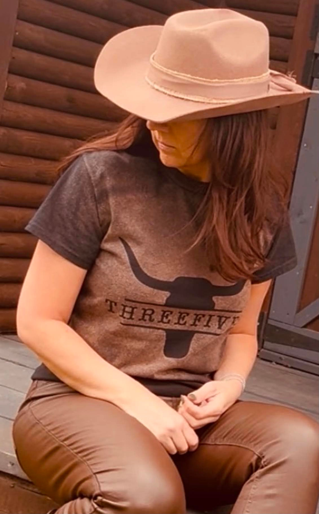 THREEFIVES UNISEX 'RUST' T-SHIRT
