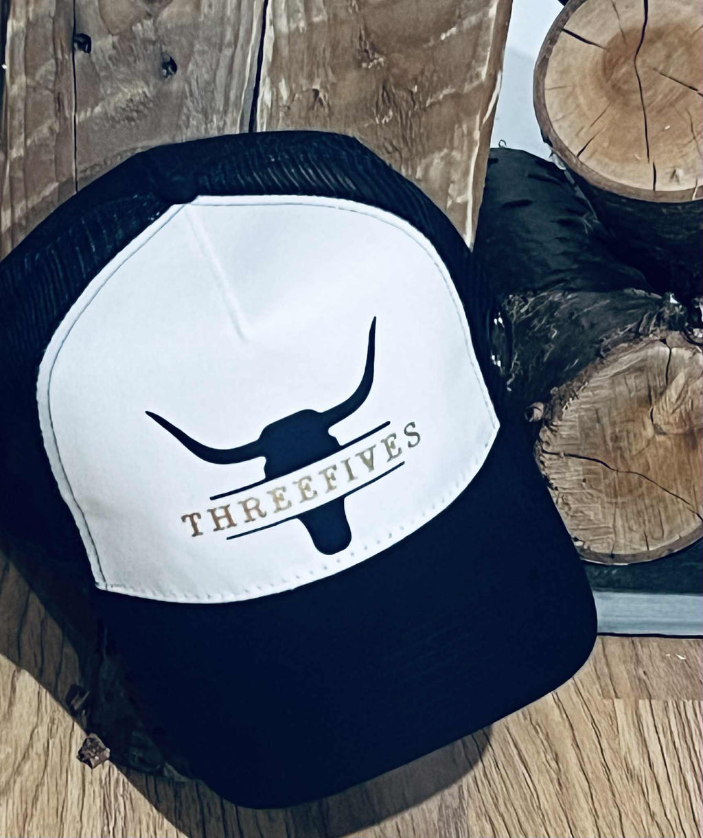 THREEFIVES 'Outlaw Bleu' trucker hat