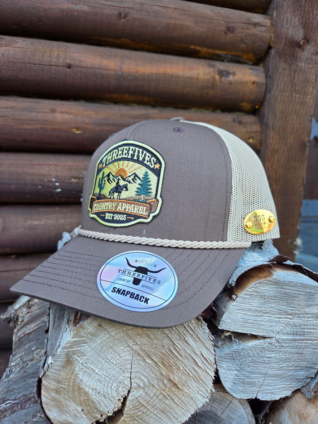 THREEFIVES Frontier Trucker hat