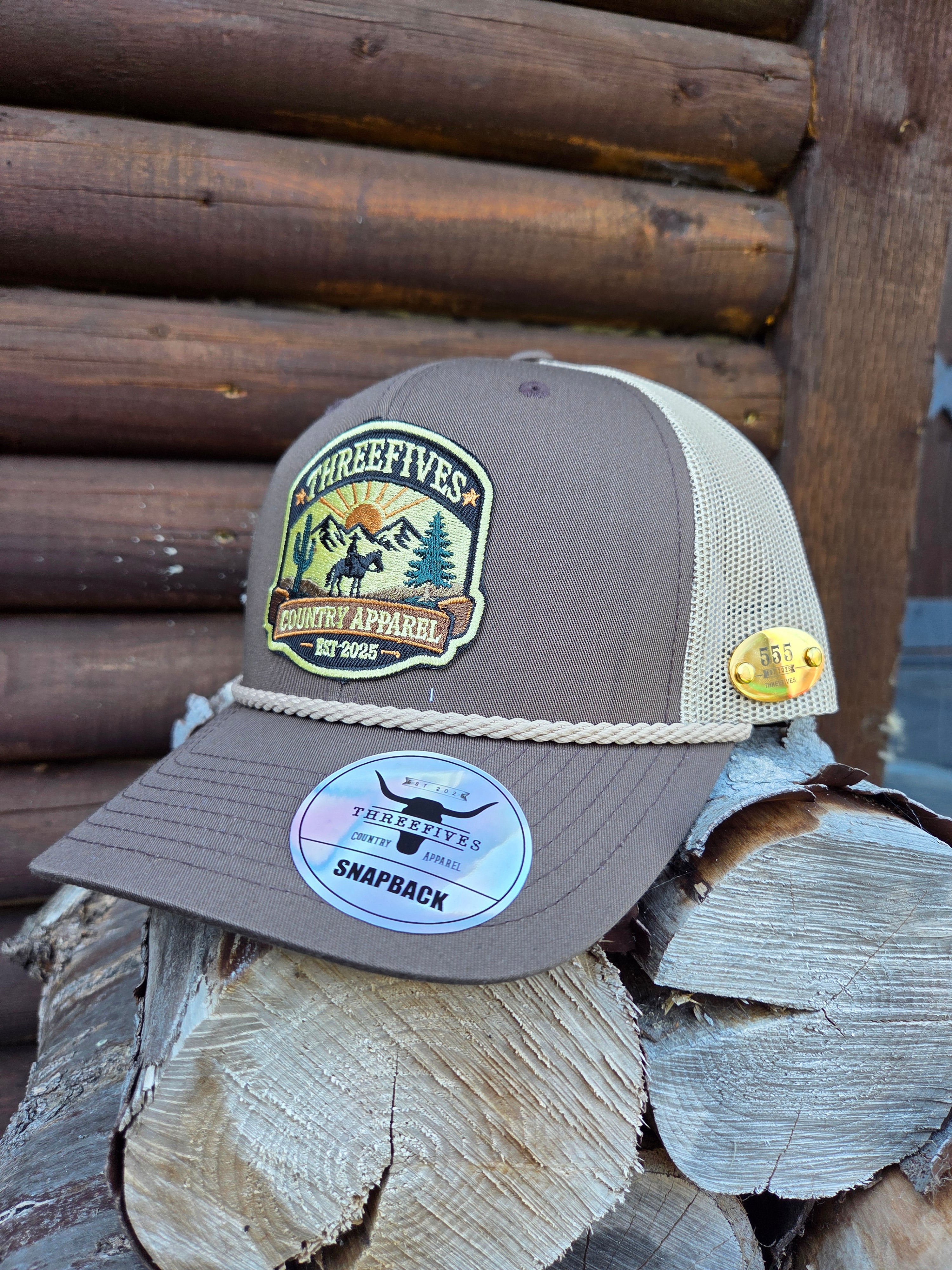 THREEFIVES Frontier Trucker hat
