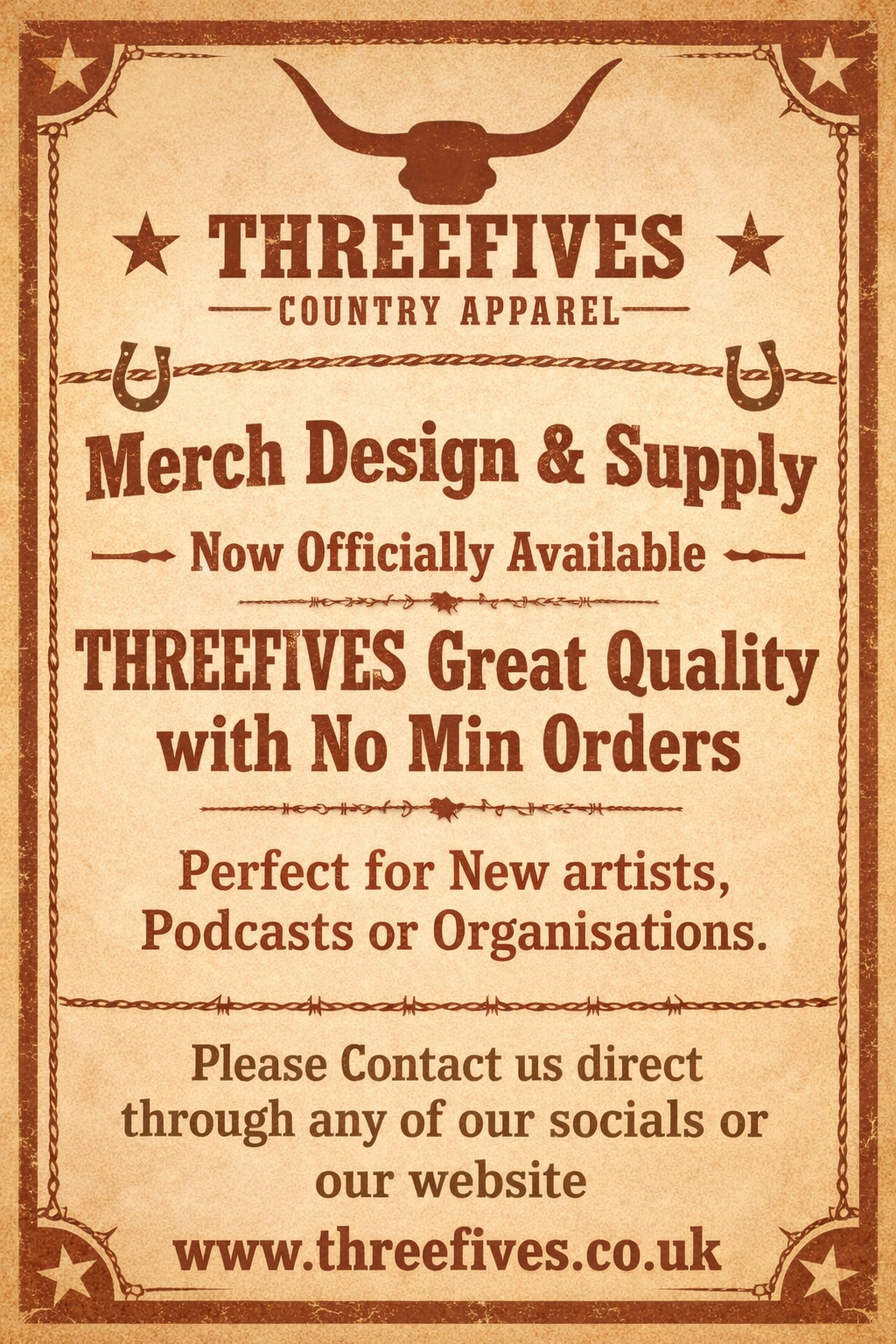 Merch Design by THREEFIVES