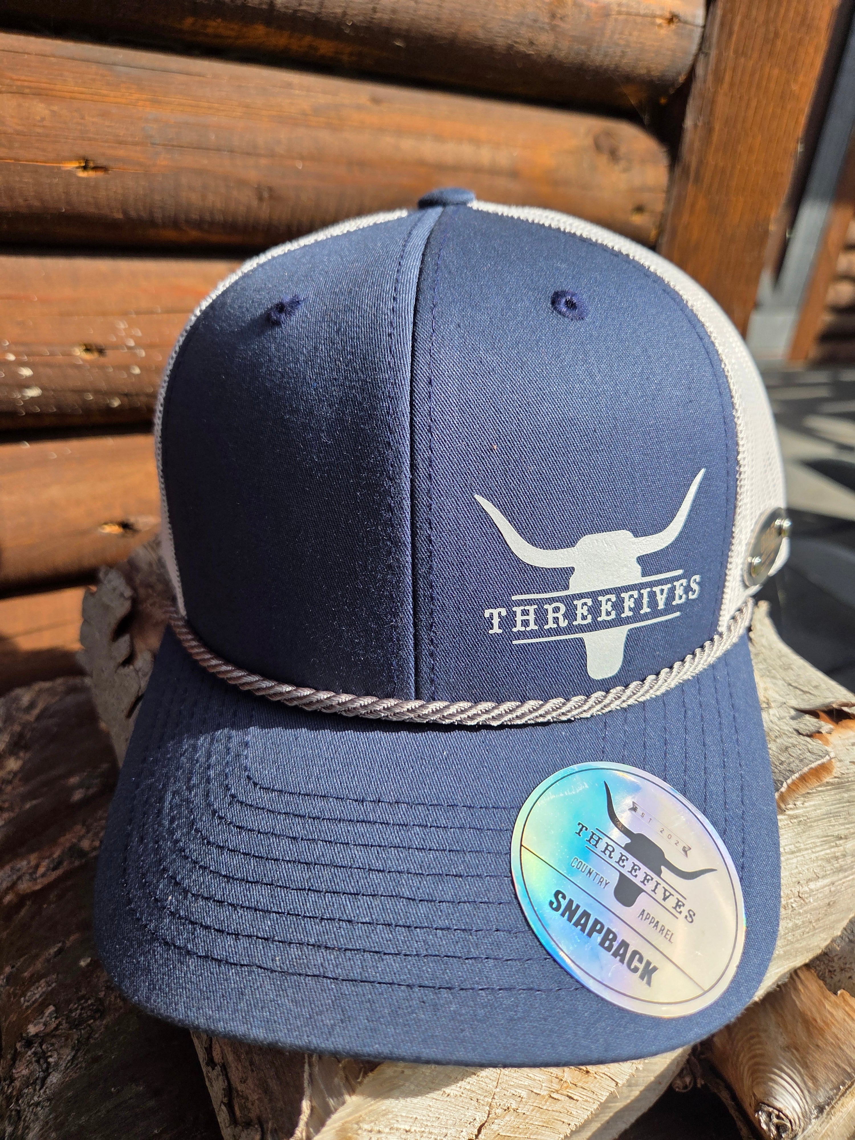 THREEFIVES SILVER SPIRIT Trucker