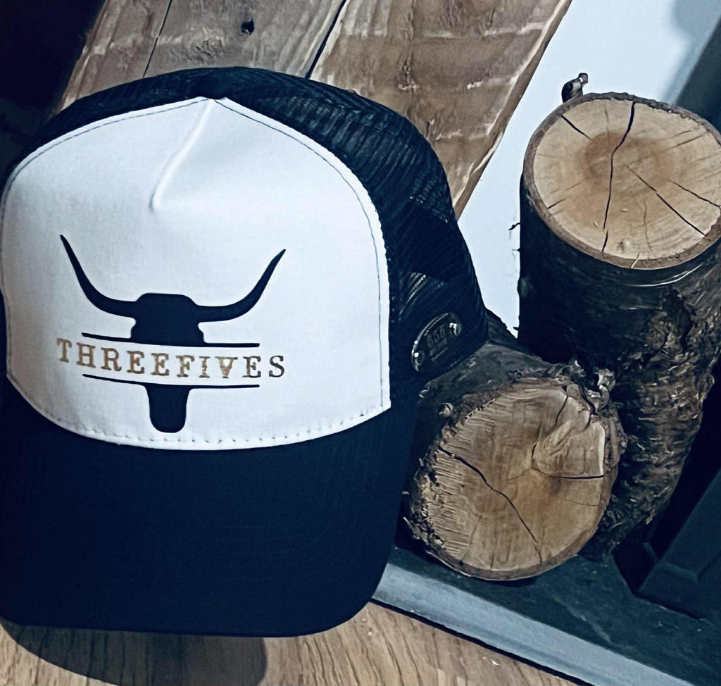 THREEFIVES 'Outlaw Bleu' trucker hat