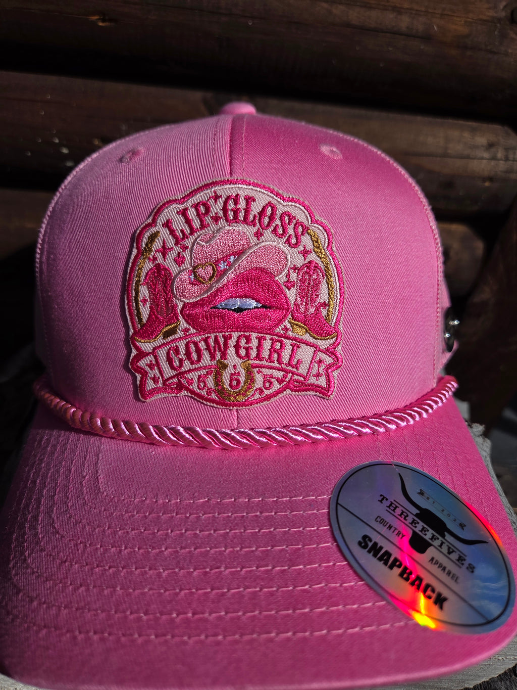 LIP GLOSS Cowgirl Pink Trucker Hat