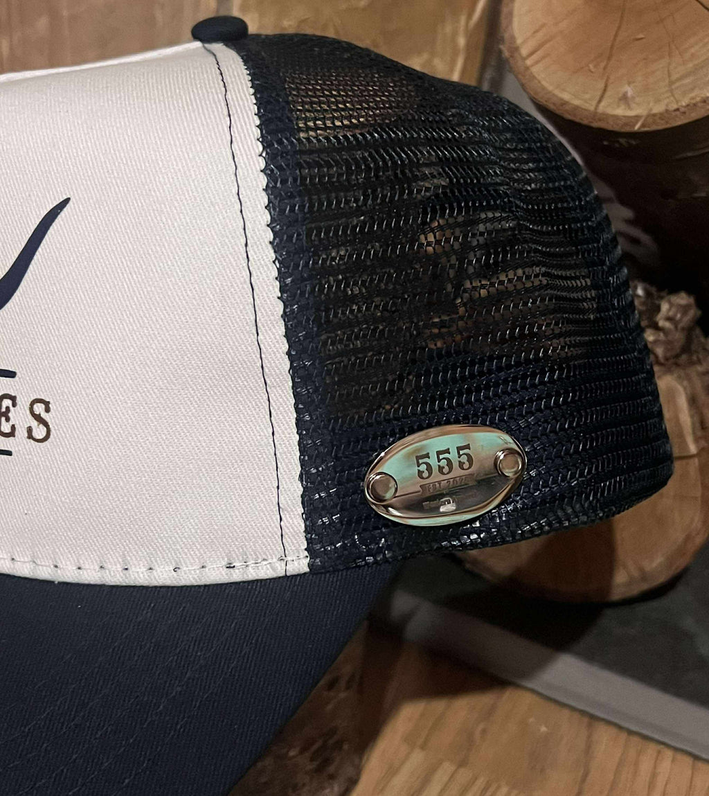 THREEFIVES 'Outlaw Bleu' trucker hat