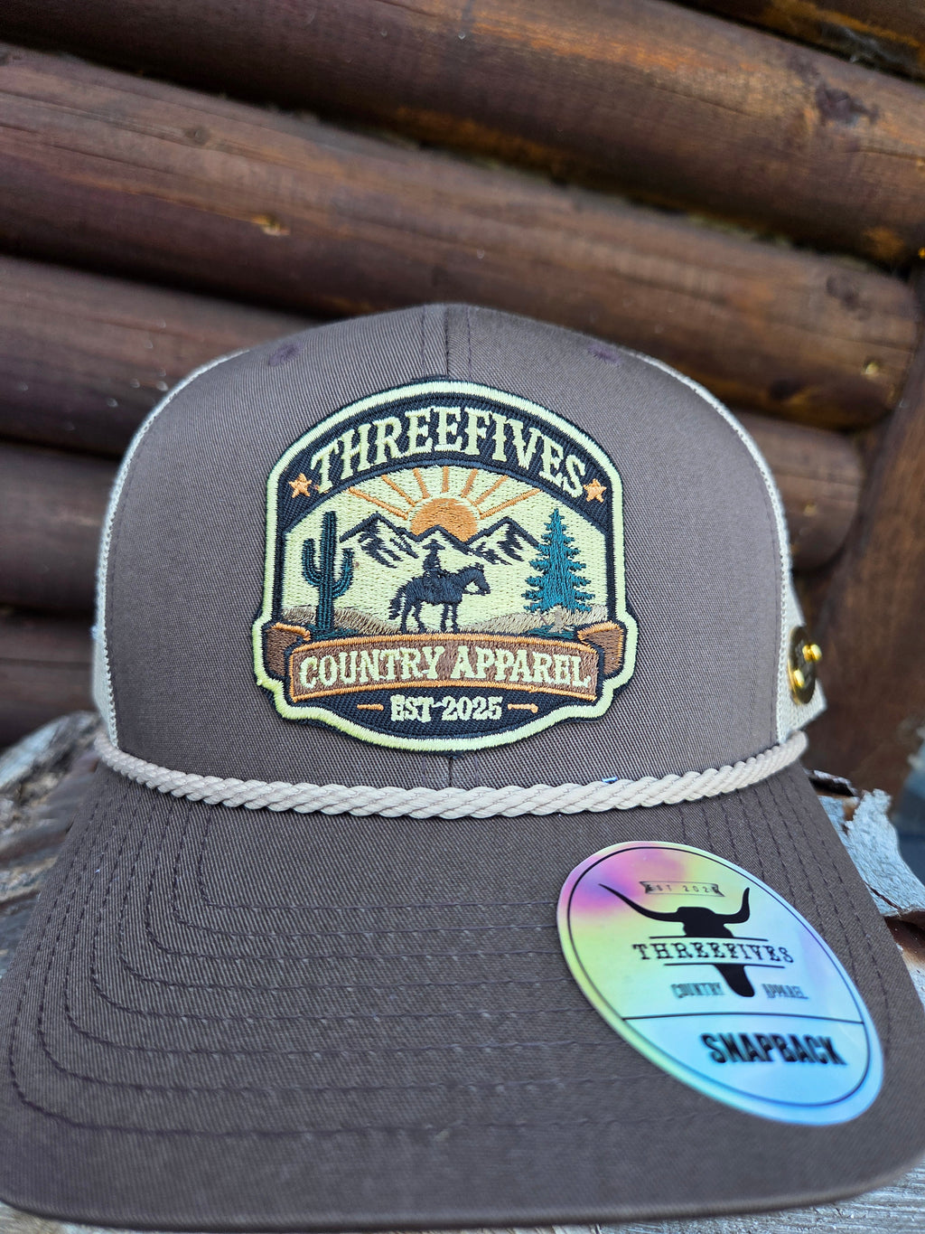 THREEFIVES Frontier Trucker hat