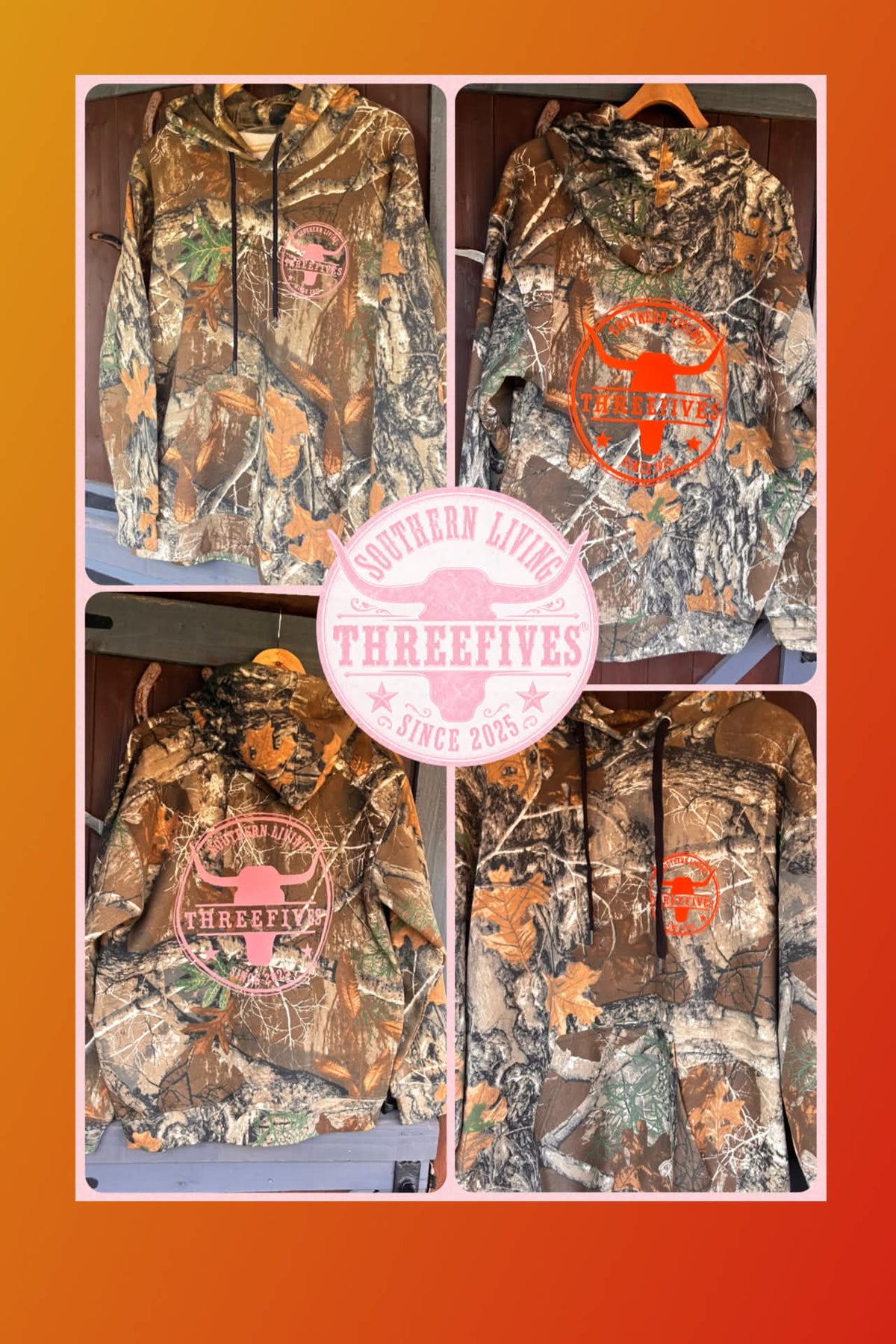 Southern Living Tree Camo Hoodie